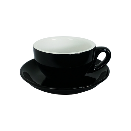 Porcelain Cup With Black Saucer - 13A11203