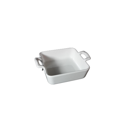 Double Handle Square Porcelain Bake Dish - 13C170055