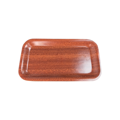 Mahogany Wood Tray - F1084M