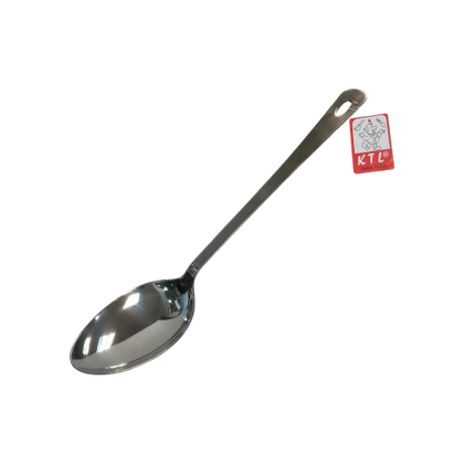 KTL Stainless Steel Basting Solid Spoon - IBS13